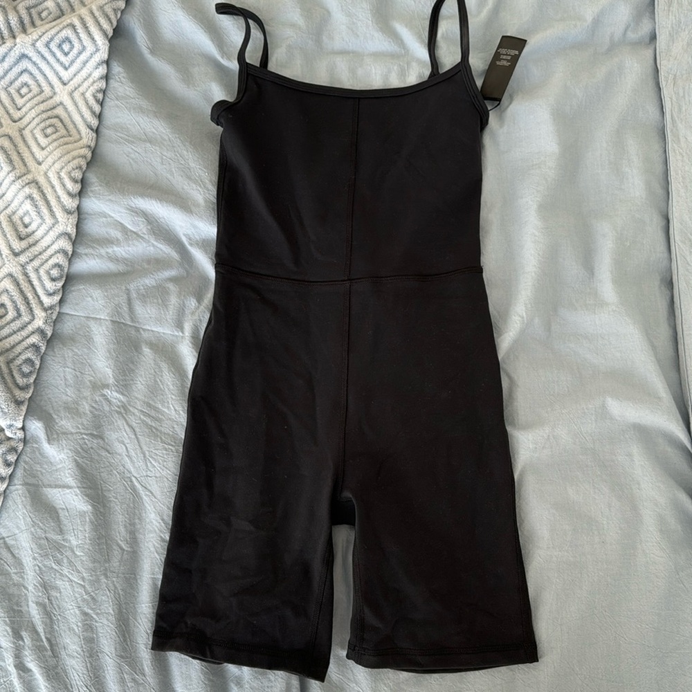 TNA Black Fitted Sleeveless Jumpsuit Romper
